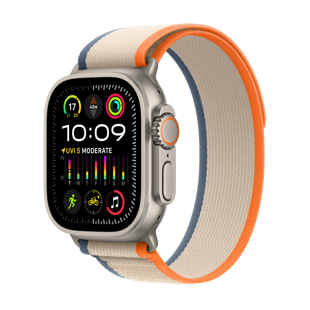 Apple 49 mm Orange/Beige Trail Loop M/L / MT5X3ZM/A